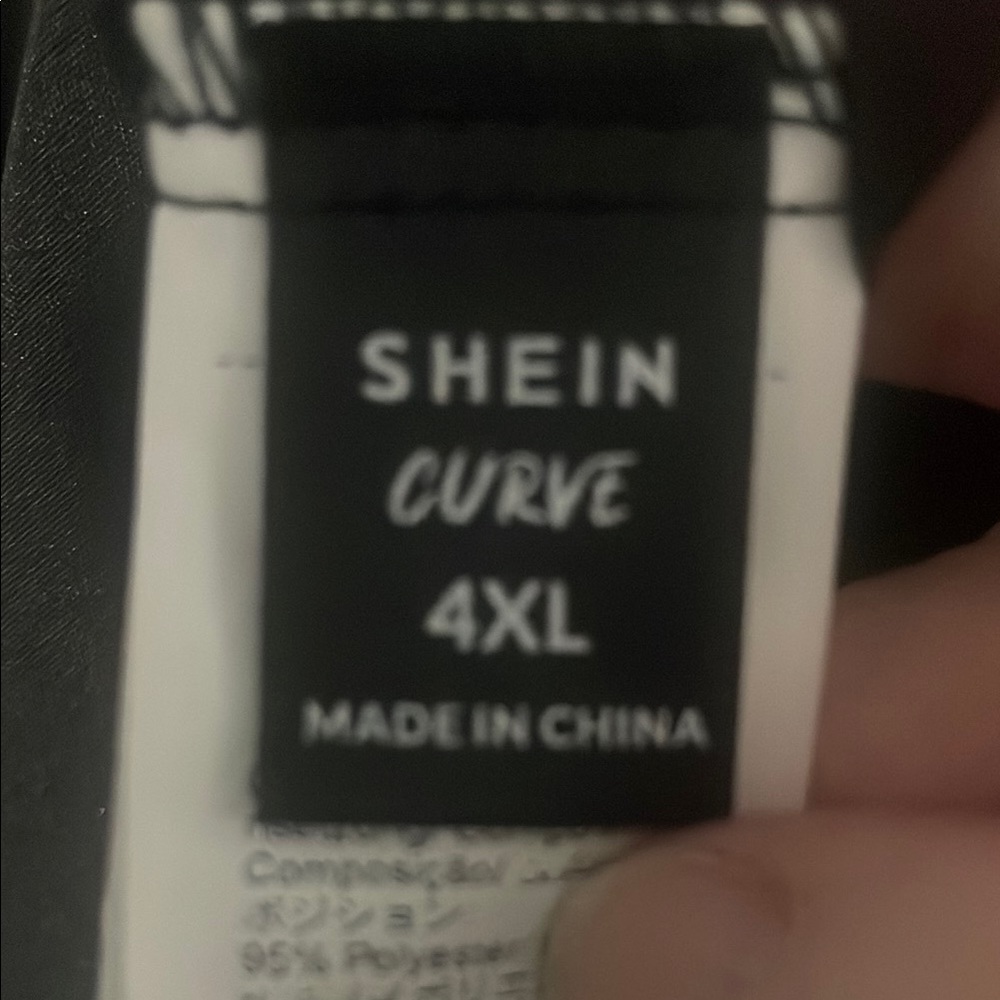 SHEIN Black Bishop Sleeve Sundress with Notched Collar brand new without tags - Picture 3 of 3